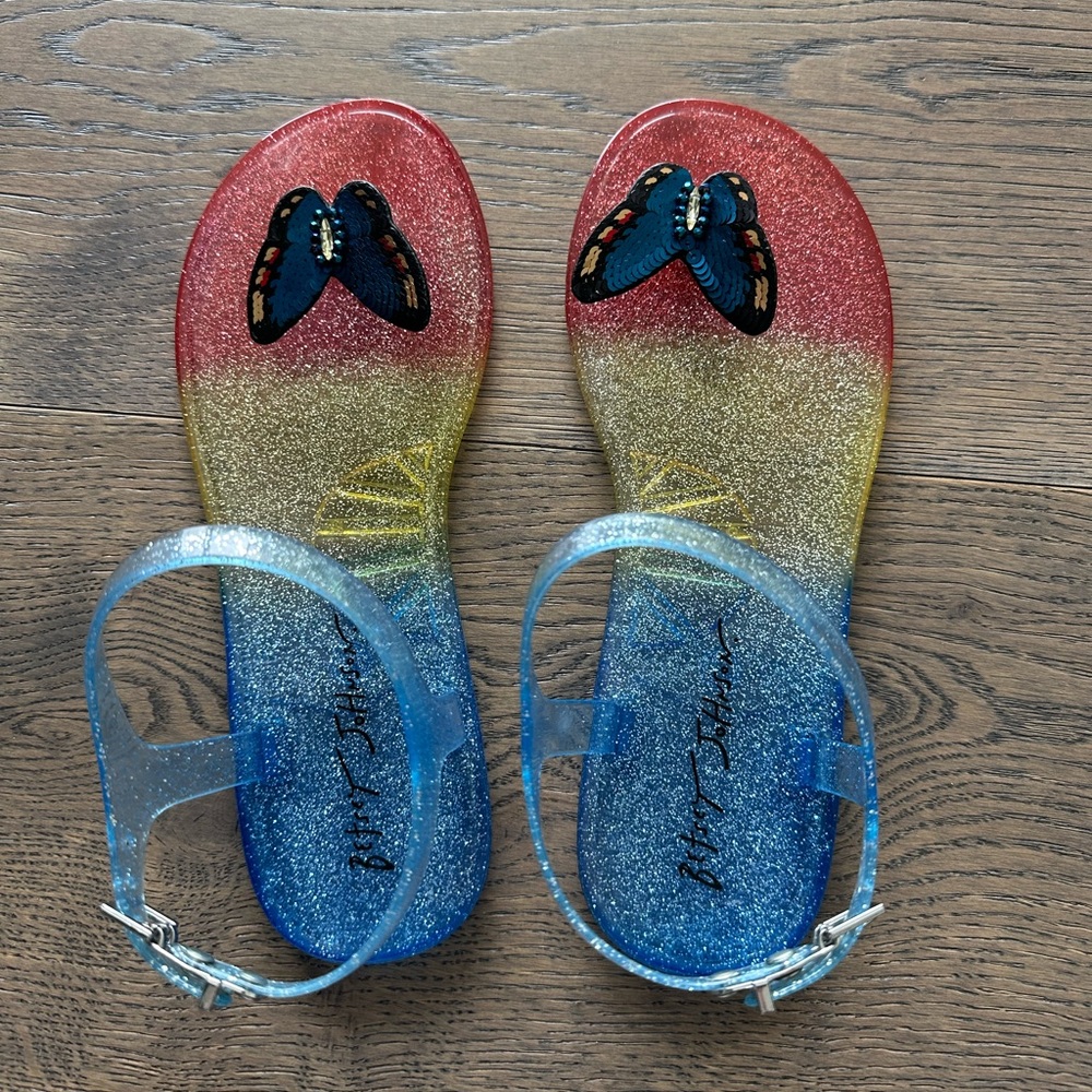 Betsy Johnson Butterfly Jelly Sandals - Picture 2 of 7